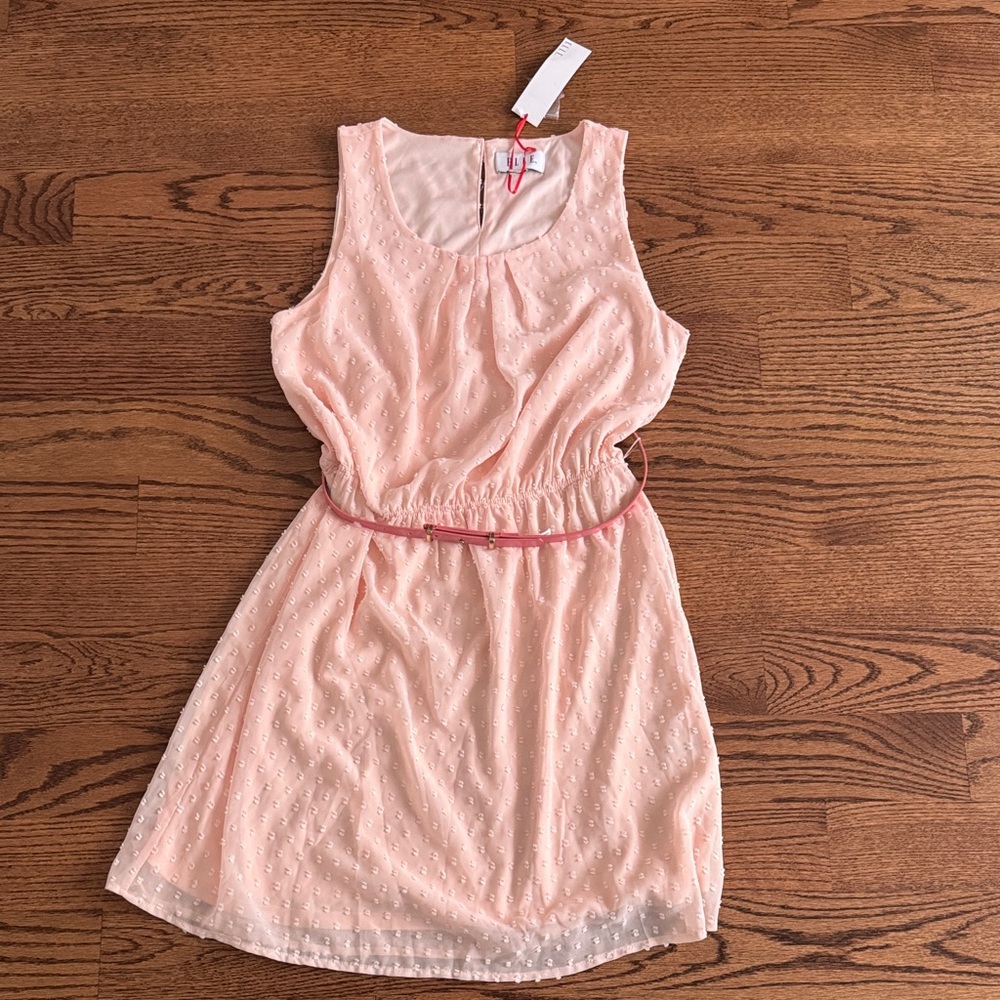 NWT Elle Light Pink Sleeveless Dress